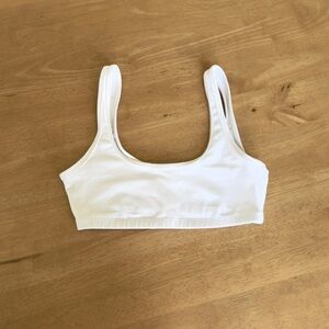Aritzia TNA White Sports Bra